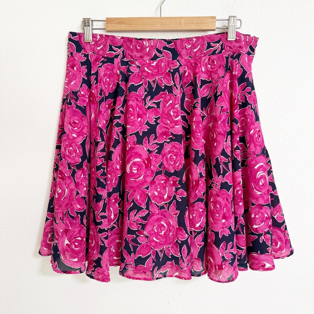 Maison Jules Floral Full Swing Skirt